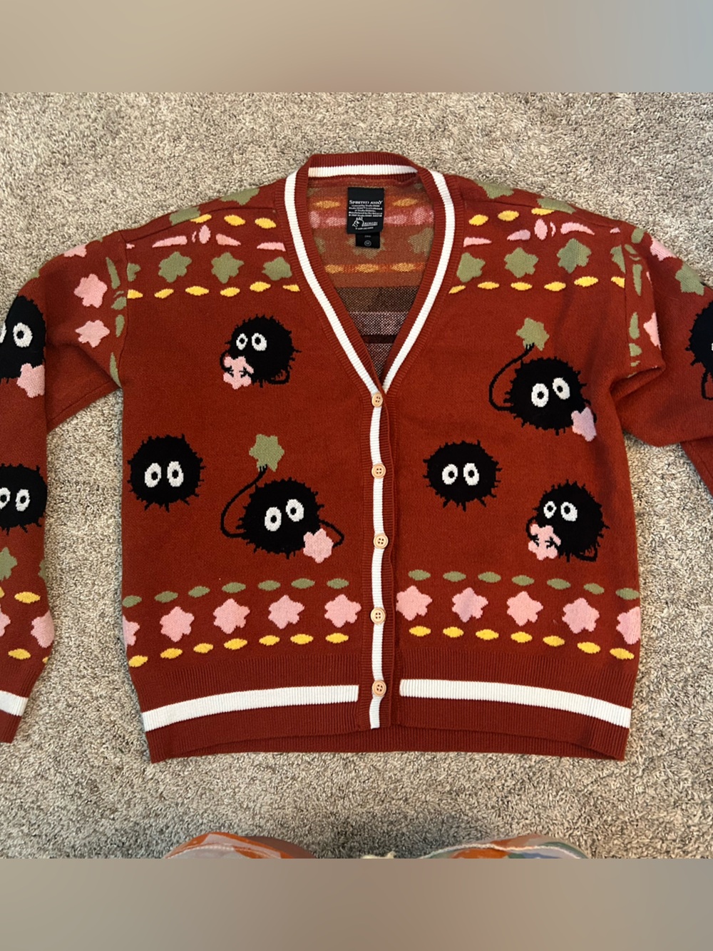 Studio Ghibli Spirited Away Soot Sprites Women's Cardigan